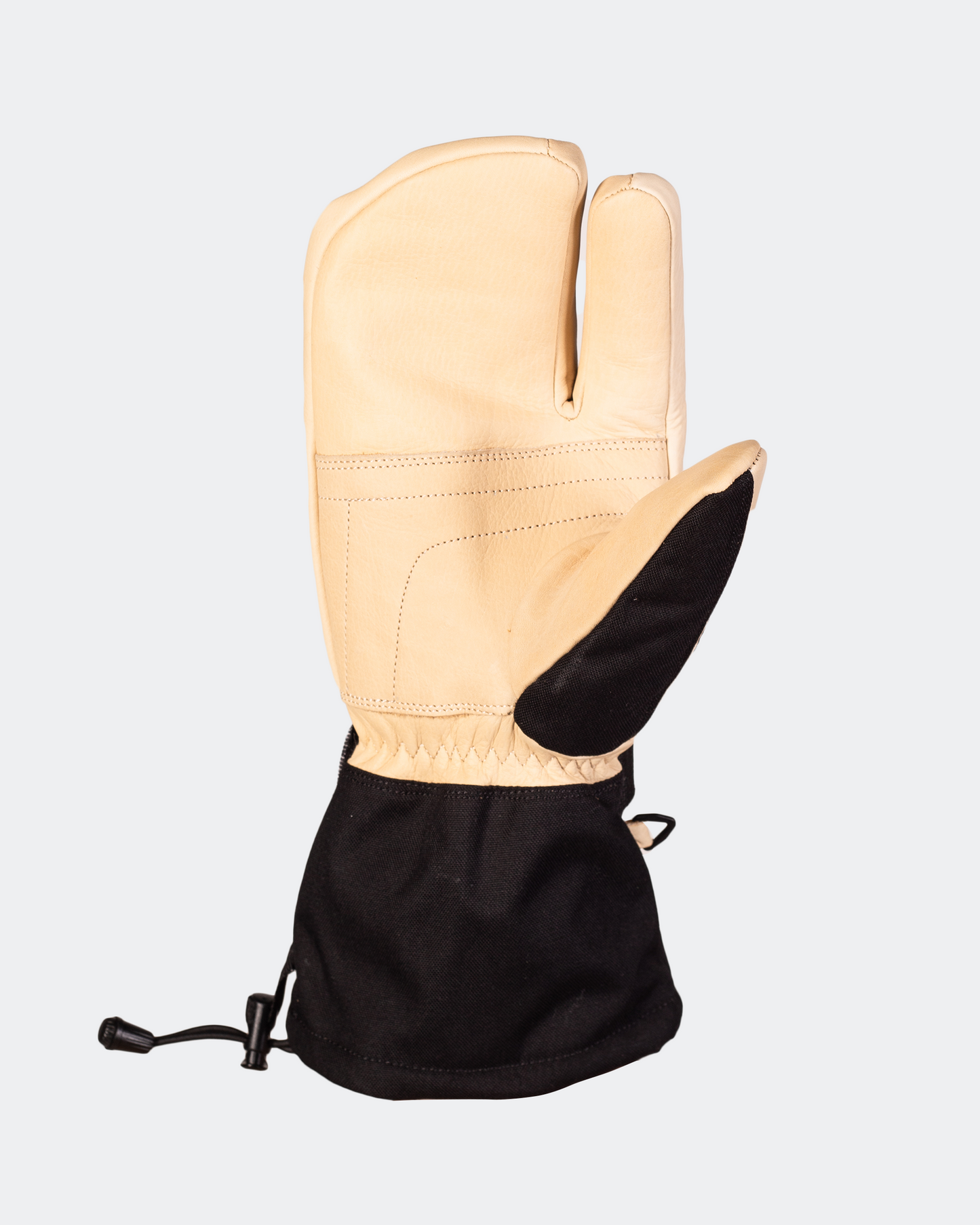 3-Finger-Handschuhe – Tan/Schwarz